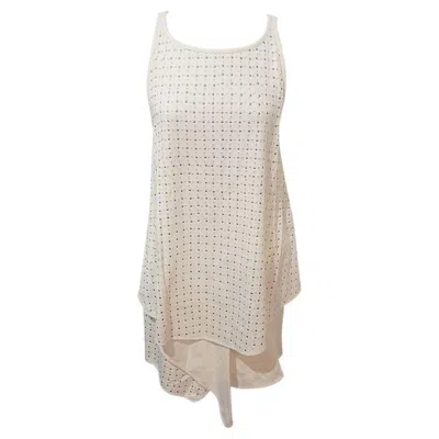 Pre-owned Jay Ahr Studded Dress Size 40 In Sand