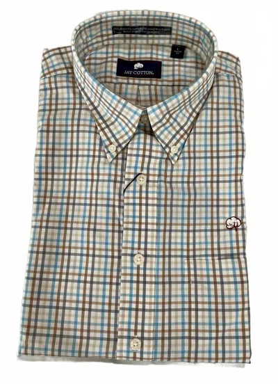 Jay Cotton Men's Bohdi Short Sleeve Shirt In Multi