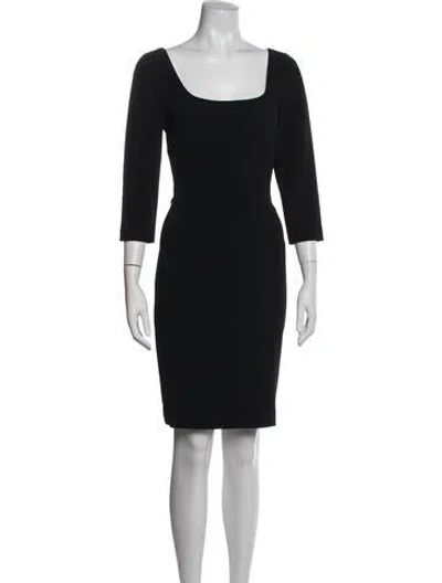 Pre-owned Jay Godfrey Acetate Knee-length Dress In Black