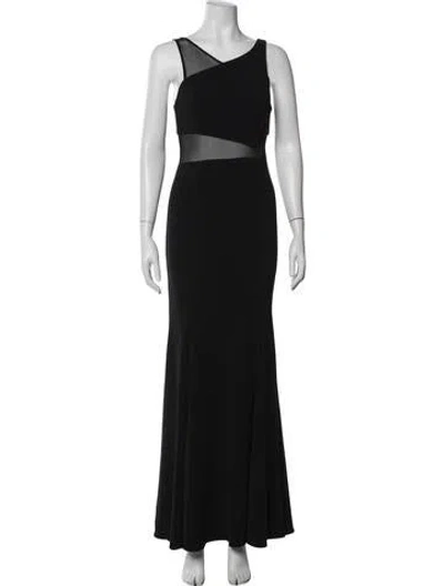 Pre-owned Jay Godfrey Asymmetrical Long Dress In Blue