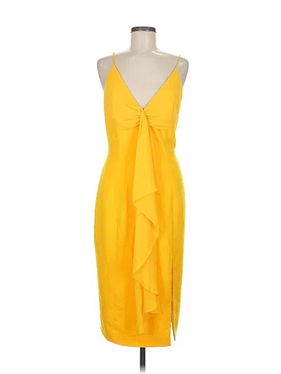 Pre-owned Jay Godfrey Cocktail Dress In Yellow