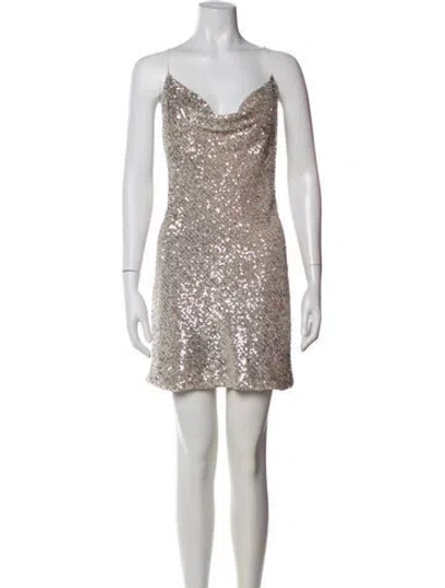 Pre-owned Jay Godfrey Cowl Neck Mini Dress W/ Tags