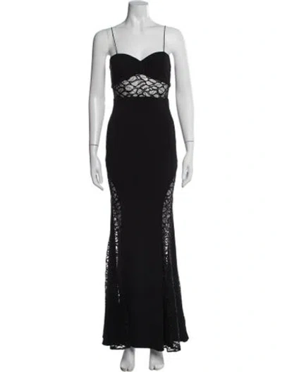 Pre-owned Jay Godfrey Nylon Long Dress In Black