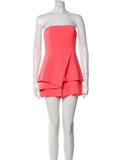 Pre-owned Jay Godfrey Nylon Mini Dress In Pink