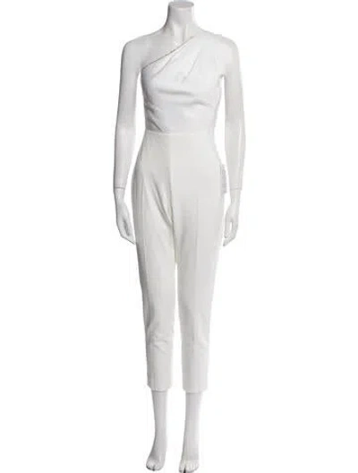 Pre-owned Jay Godfrey One-shoulder Jumpsuit W/ Tags In Blue/white