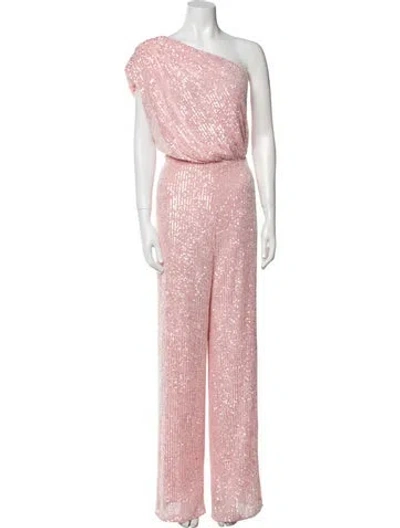 Pre-owned Jay Godfrey One-shoulder Jumpsuit W/ Tags In Pink