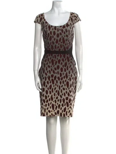 Pre-owned Jay Godfrey Printed Knee-length Dress In Multi