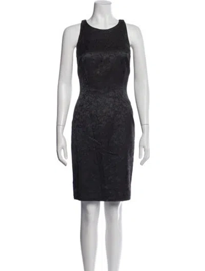 Pre-owned Jay Godfrey Printed Mini Dress In Gray