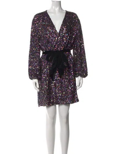 Pre-owned Jay Godfrey Printed Mini Dress In Multicolor