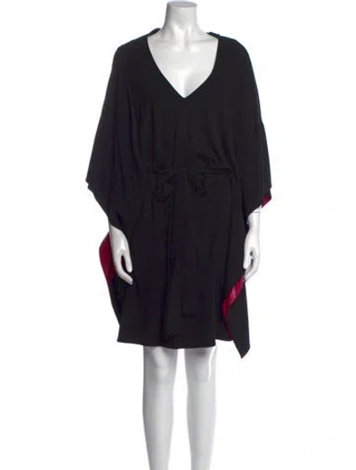 Pre-owned Jay Godfrey Silk Knee-length Dress In Black