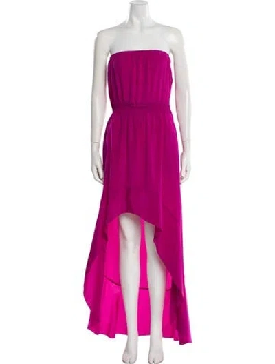 Pre-owned Jay Godfrey Silk Long Dress In Pink