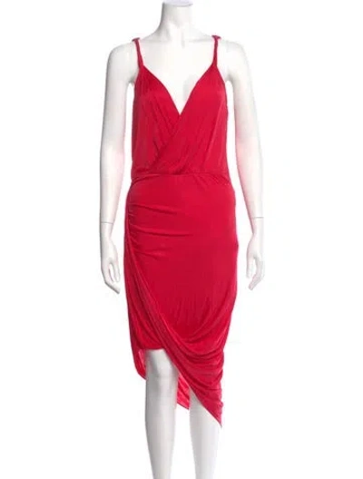 Pre-owned Jay Godfrey Silk Midi Length Dress In Pink