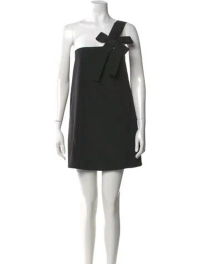 Pre-owned Jay Godfrey Silk Mini Dress In Black