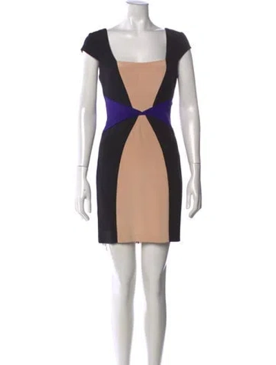 Pre-owned Jay Godfrey Silk Mini Dress In Black