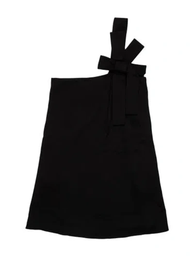 Pre-owned Jay Godfrey Silk Mini Dress In Black