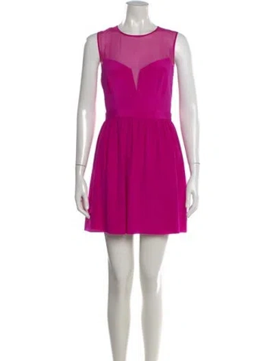 Pre-owned Jay Godfrey Silk Mini Dress In Multi
