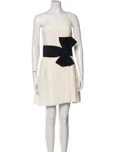 Pre-owned Jay Godfrey Silk Mini Dress In Neutral