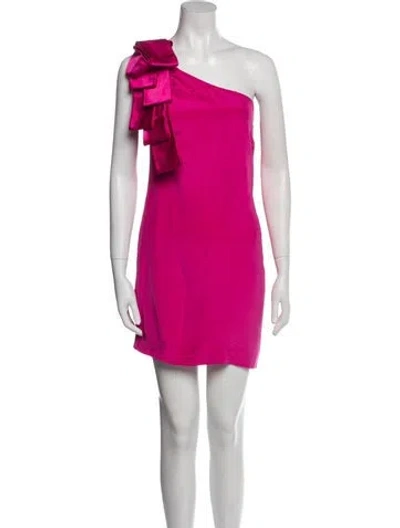 Pre-owned Jay Godfrey Silk Mini Dress In Pink