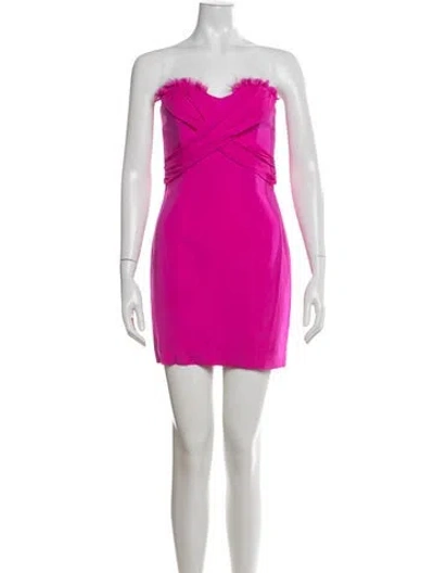 Pre-owned Jay Godfrey Silk Mini Dress In Pink