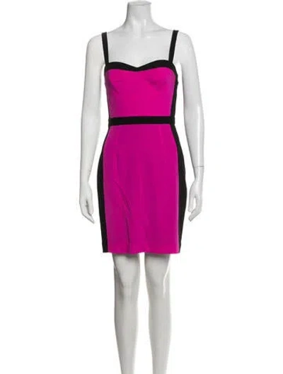 Pre-owned Jay Godfrey Silk Mini Dress In Pink