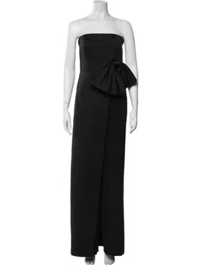 Pre-owned Jay Godfrey Strapless Jumpsuit In Black