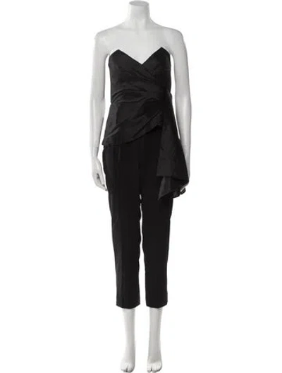 Pre-owned Jay Godfrey Strapless Jumpsuit W/ Tags In Black