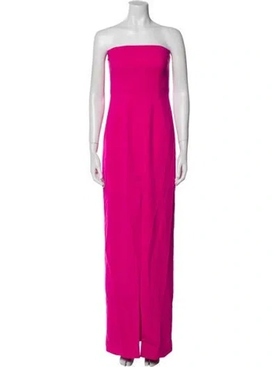 Pre-owned Jay Godfrey Strapless Long Dress In Pink