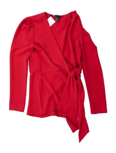 Pre-owned Jay Godfrey Strapless Mini Dress In Red