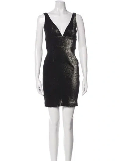 Pre-owned Jay Godfrey V-neck Mini Dress