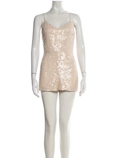Pre-owned Jay Godfrey V-neck Romper