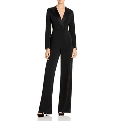 Jay Godfrey Womens Notch Neck Knit Jumpsuit In Black