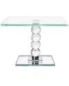 Jay Imports Exquisite Crystal Dessert Stand With Mirror Pedest In Transparent