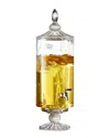 Jay Imports Fifth Avenue Crystal Westchester Optic Glass Beverage Dispenser Reshipper