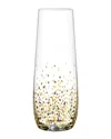 Jay Imports Jay Import Confetti Set Of Four 12oz Stemless Flutes