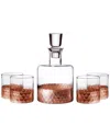 Jay Imports Daphne 5pc Decanter Set