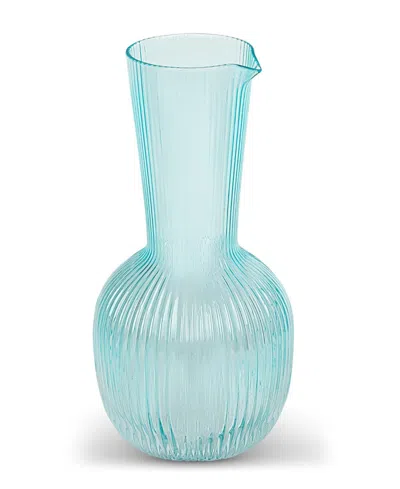 Jay Imports Fluted Carafe In Blue