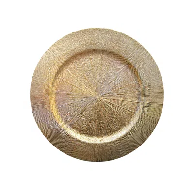 Jay Imports Jay Import Vienna Gold Set/4 Charger Plate