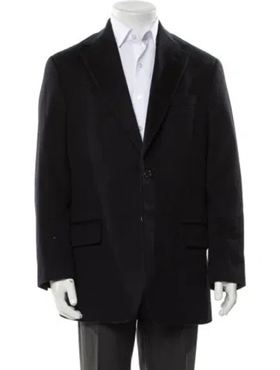 Pre-owned Jay Kos Overcoat In Black