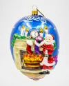 Jay Strongwater 2025 Dated Hanging With Care Christmas Ornament In Multi