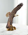 JAY STRONGWATER 25TH ANNIVERSARY SOARING EAGLE FIGURINE