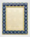 Jay Strongwater Abaculus Pyramid Frame, 3" X 4" In Blue