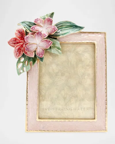 Jay Strongwater Amara Tropical Flower Frame, 3" X 4"
