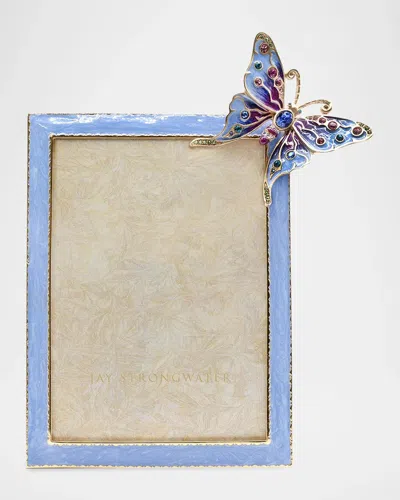 Jay Strongwater Arabella Butterfly Frame, 5" X 7"