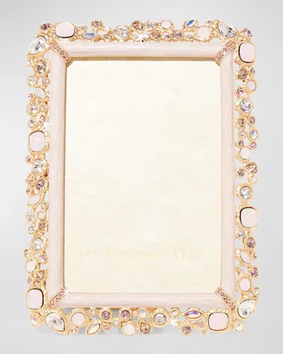 Jay Strongwater Bejeweled Frame, 4" X 6" In Animal Print