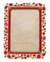 Jay Strongwater Leslie Bejeweled Picture Frame, 5 X 7 In Noclr 