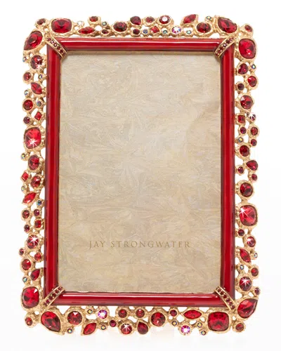 JAY STRONGWATER BEJEWELED FRAME, 4" X 6"