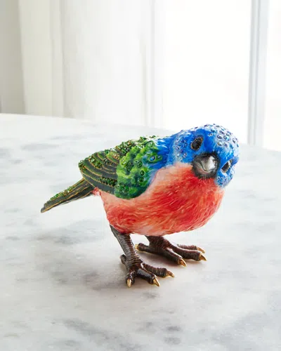 Jay Strongwater Bird Objet In Flora