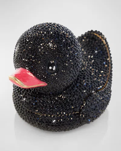 Jay Strongwater Black Rubber Ducky Box