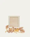 Jay Strongwater Colbie Hydrangea Picture Frame, 3 X 4 In Rose/wht