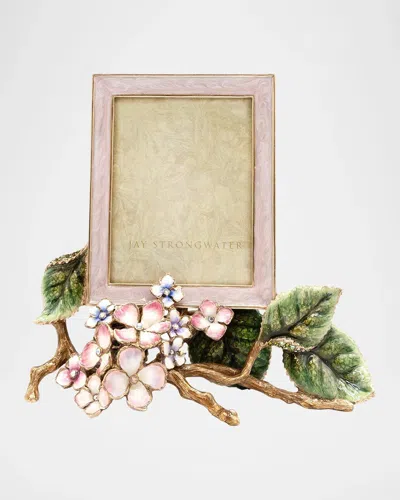 Jay Strongwater Colbie Pink Hydrangea Frame, 3" X 4"